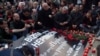 Turkey -- Protest action in Istanbul's Taksim square to commemorate 1915 killings of Armenians in the Ottoman Empire.
