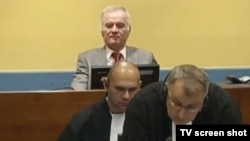 Ratko Mladić u sudnici Haškog tribunala