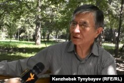 Оппозиционный активист Жасарал Куанышалин.