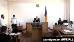 Armenia - Former Finance Minister Gagik Khachatrian and one of his nephews go on trial, August 26, 2020.