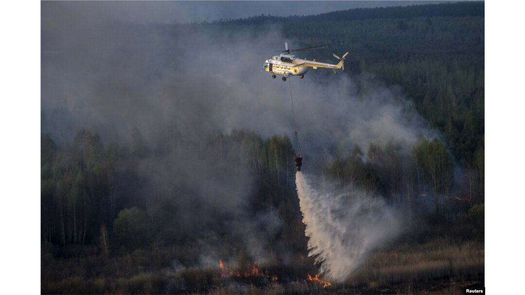 Гасіння пожежі в зоні відчуження Чорнобильської АЕС, 28 квітня 2015 року