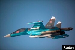 Фотография СУ-34, распространенная ВВС Норвегии 31 октября 2014 г.