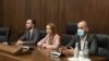 «Իմ քայլը» խմբակցության պատգամավորներ Հայկ Կոնջորյանը (ձ), Լիլիթ Մակունցը և Սիսակ Գաբրիելյանը