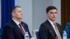 Direktor policije Lazar Šćepanović i ministar unutrašnjih poslova Danilo Šaranović pred Odborom za bezbjednost i odbranu 20. maja