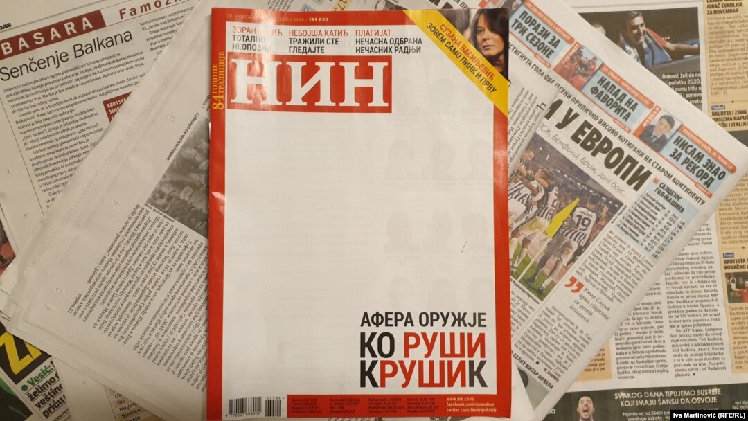 Prošlonedeljno izdanje nedeljnika NIN