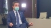 Bosnia and Herzegovina - Fabio Scano, Head of the World Health Organization (WHO) Office in Bosnia and Herzegovina (BiH), recording an interview with a journalist from Radio Free Europe - Sarajevo on April 6, 2021.