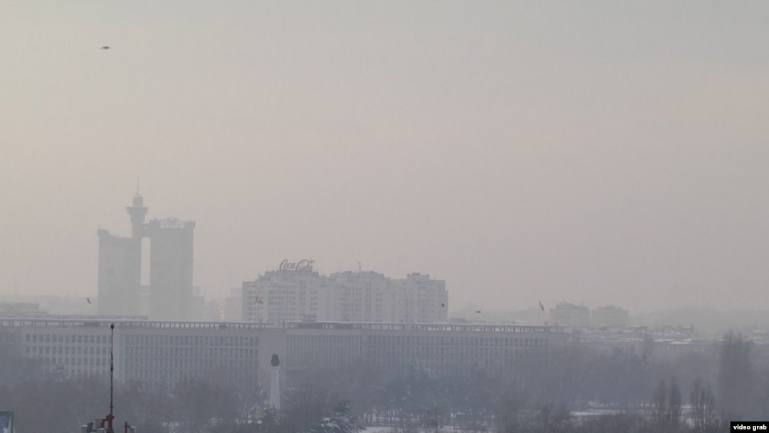 Beograd u smogu 13. januara 2021.