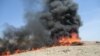 FILE: Authorities burn drugs seized during counternarcotics operations in the eastern Nangarhar province. 