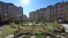 Armenia - Newly constructed apartment blocks in Gyumri, 15Oct2012.