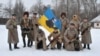 Спільне фото акторів під час зйомок фільму «Українська революція за спогадами Всеволода Петріва»