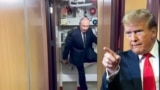Владимир Путин. Дональд Трамп. Коллаж.