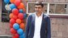 Armenia - Mayor Arush Arushanian visits a newly repaired sports school in Goris, June 5, 2021.