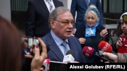 Ruski ambasador Oleg Ozerov nakon sastanka u Ministarstvu vanjskih poslova Moldavije u Kišinjevu, 31. mart 2025.