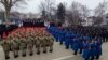 Predstavnici policijskih snaga Republike Srpske (RS) na defileu povodom spornog Dana RS, Banja Luka, 9. januar 2022.