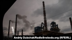 Луганская ТЭС в городе Счастье. Март 2016 года