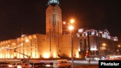 Armenia - The Yerevan municipality building.