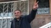 Armenia - Hayk Gevorgian, a journalist of the "Haykakan Zhamanak" newspaper, is released from jail, Yerevan, 06Feb2012.