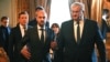 Андрій Сибіга (праворуч) поінформує колег у Євросоюзі про актуальну ситуацію на полі бою та динаміку мирних зусиль, анонсує МЗС