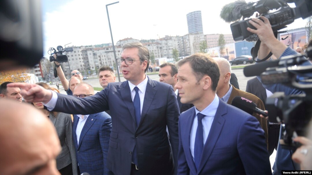 Siniša Mali sa predsednikom Srbije Aleksandrom Vučićem