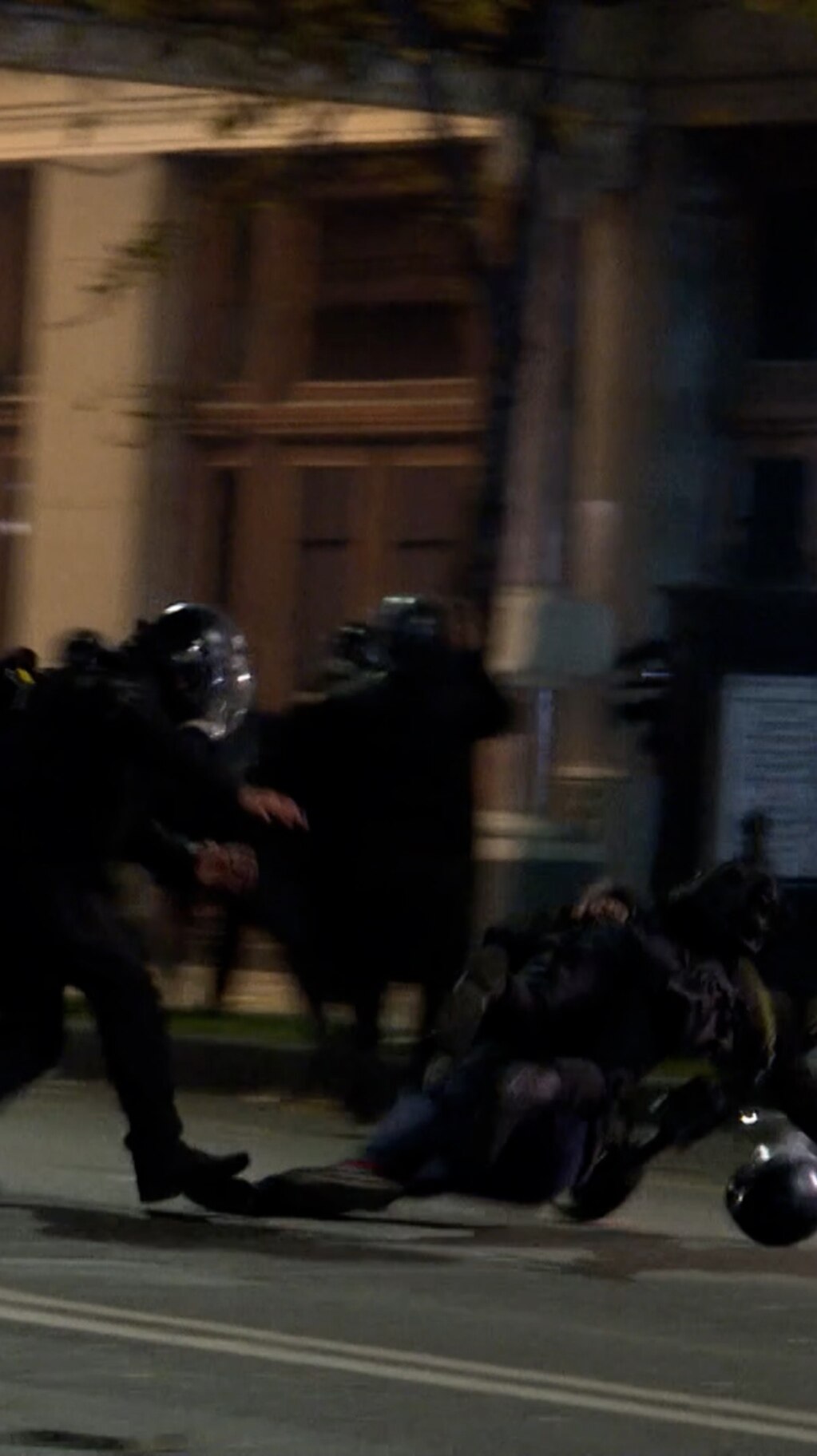 Georgian Special Forces Attack Current Time Cameraman During Massive Protests In Tbilisi (Video)