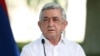 Armenia -- Former President Serzh Sarkisian holds a news conference in Yerevan, August 19, 2020.