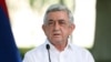Armenia -- Former President Serzh Sarkisian holds a news conference in Yerevan, August 19, 2020.