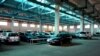 Armenia -- Cars parked at a customs terminal in Yerevan.