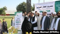 په ننګرهار کې خوراکي توکې ویشل شوي.