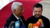Президент Європейської ради Антоніу Кошта (л) і президент України Володимир Зеленський, ілюстративне фото