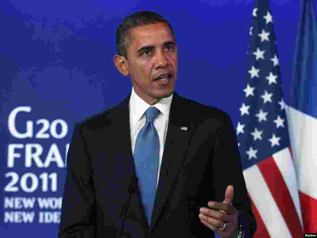Američki predsjednik Obama, 03.11.2011. Foto: Reuters / Kevin Lamarque