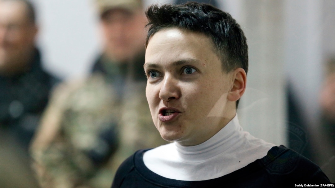 Надія Савченко під час судового засідання з обрання їй запобіжного заходу. Київ, 23 березня 2018 року