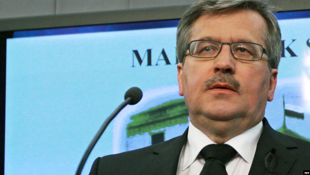 Виконувач обов’язків президента Польщі Броніслав Коморовський