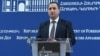 Armenia - Armenian Foreign Ministry spokesman Tigran Balayan at a news briefing in Yerevan, 22 May 2018.