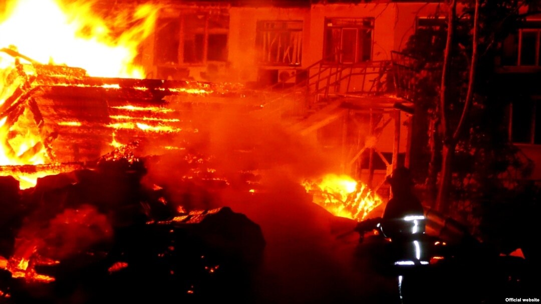 Пожежа в дитячому таборі «Вікторія» в Одесі, фото ДСНС