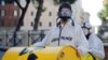 Італійські активісти Greenpeace протестують проти розвитку атомної енергетики у країні, Рим, 2009 рік