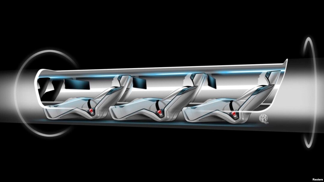Ескіз проекту Hyperloop Ілона Маска
