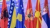 Zastave Albanije, Bosne i Hercegovine, Kosova, Crne Gore, Severne Makedonije i Srbije 