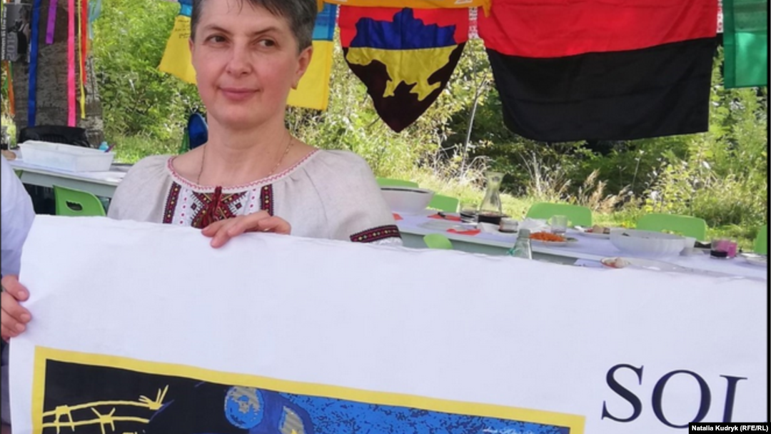 Оксана Максимчук, мати Віталія Марківа, 14 жовтня 2019 року, місто Толентіно, Італія