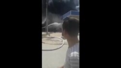 Сӯхтор дар нуқтаи фурӯши сӯзишворӣ дар Ёвон