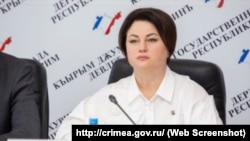 Глава комитета российского парламента Крыма по транспорту, ЖКХ и дорожному строительству Оксана Сацик, 12 марта 2025 года