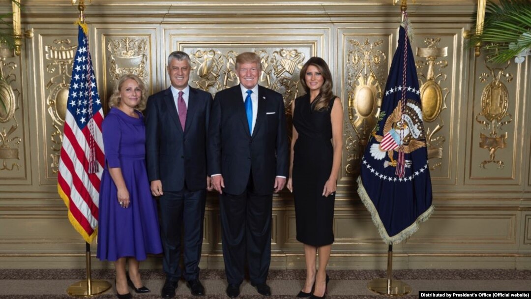Donald Tramp i Hašim Tači, arhivska fotografija
